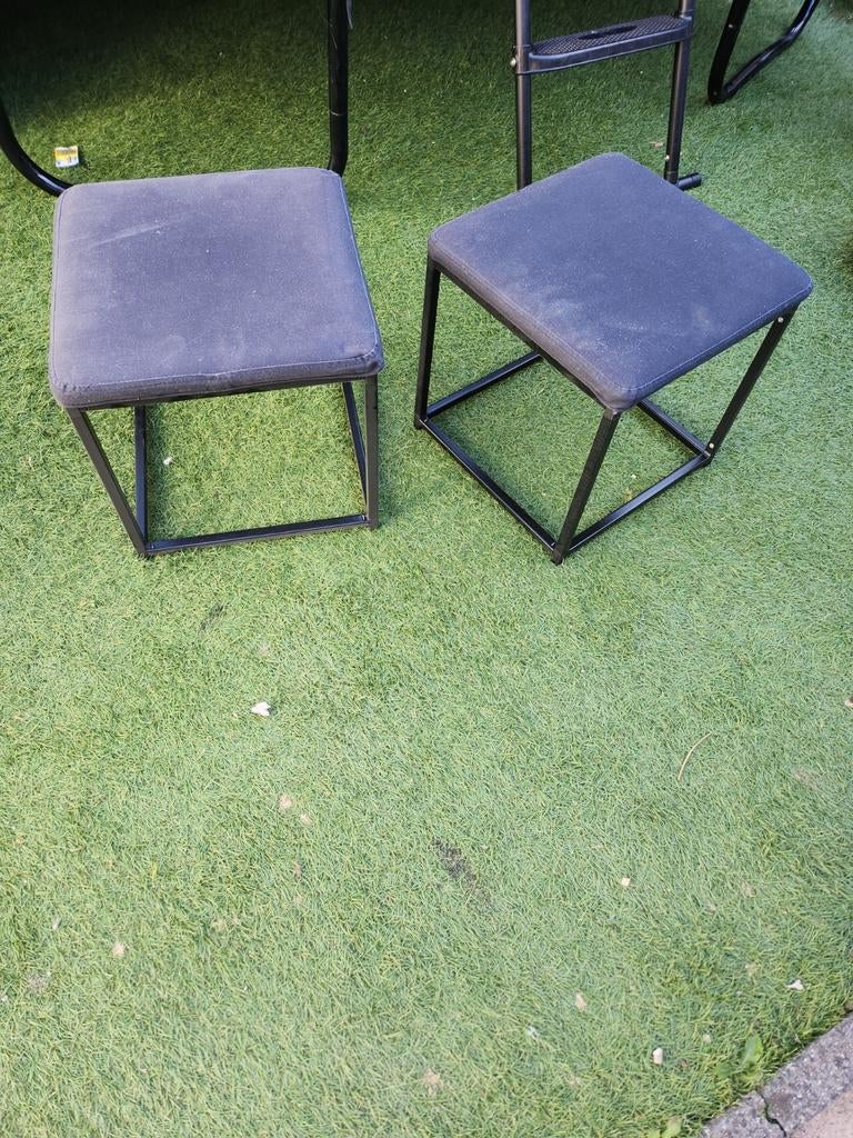 2 leuke bijzettafeltjes met afneembaar blad, Minder dan 55 cm, Gebruikt, Rond, Ophalen