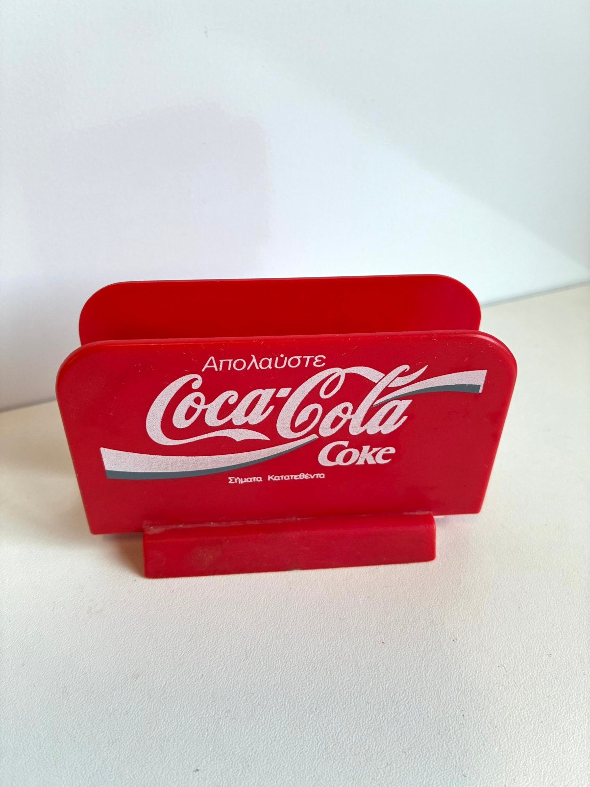 Prachtige Coca Cola menukaarthouder, Ophalen of Verzenden, Zo goed als nieuw, Gebruiksvoorwerp