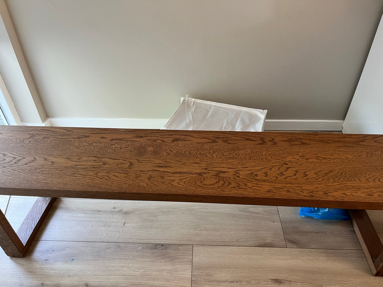 Ikea bench 180x35x45 cm, Ophalen, Minder dan 50 cm, Eikenhout, Zo goed als nieuw