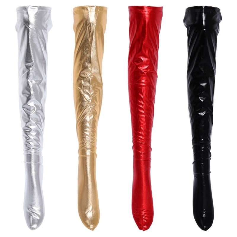 Dames overknee kousen / hoge lange leren over de knie sokken, Kleding | Dames, Sokken en Kniesokken, Overige kleuren, Verzenden