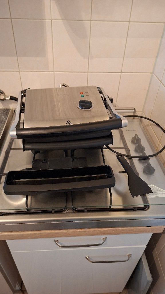 Sage SGR200 the Adjusta Grill - Contactgrill  Alleen ophalen, Ophalen, Uitneembare platen, Zo goed als nieuw