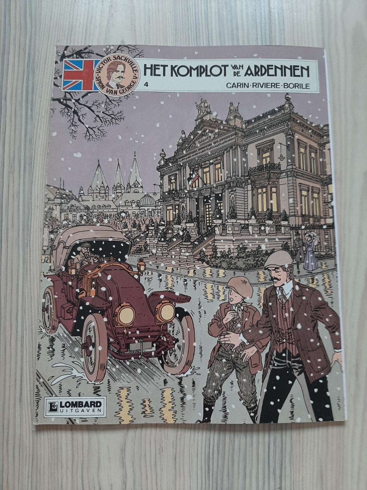 Het Komplot van de Ardennen - Victor Sackville, Eén stripboek, Ophalen of Verzenden, Gelezen, Carin, Rivière, Borile