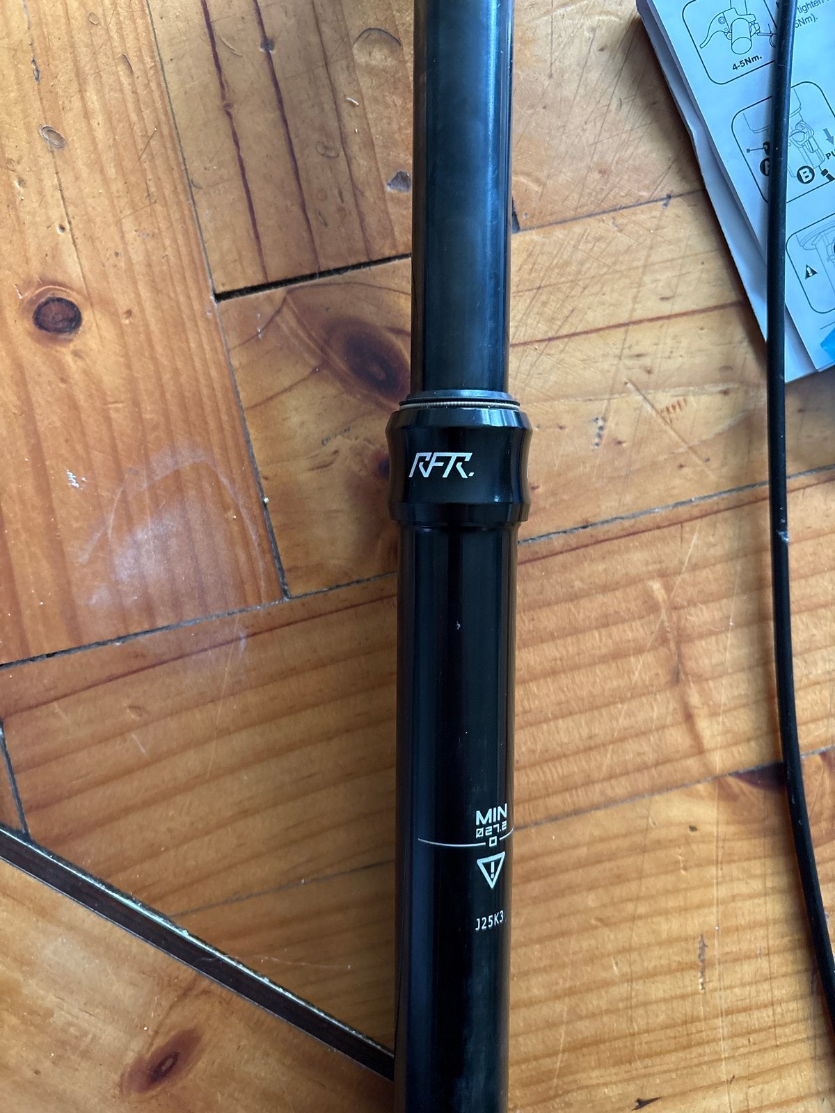 RFR Dropper Post Zadelpen 27.2mm - Zo goed als nieuw, Gravelbike, Overige typen, Nieuw, Ophalen of Verzenden