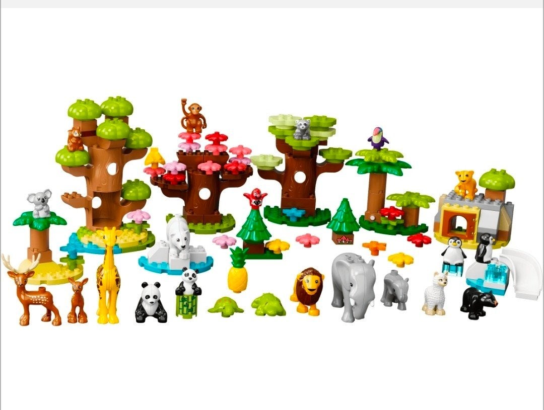 LEGO Duplo 10975 Wilde Dieren van de Wereld, Verzenden, Zo goed als nieuw, Duplo, Complete set