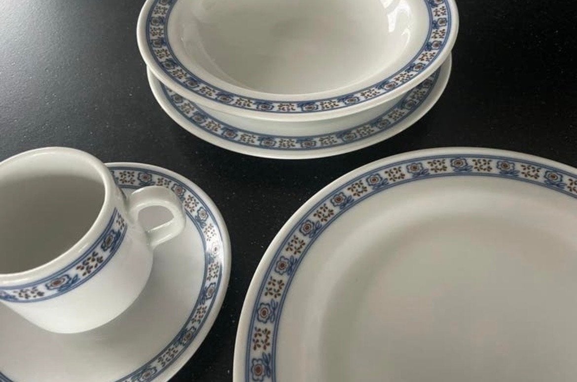 Vintage Mosa Maastricht Servies - 11-delig, Huis en Inrichting, Keuken | Servies, Gebruikt, Ophalen of Verzenden, Overige stijlen