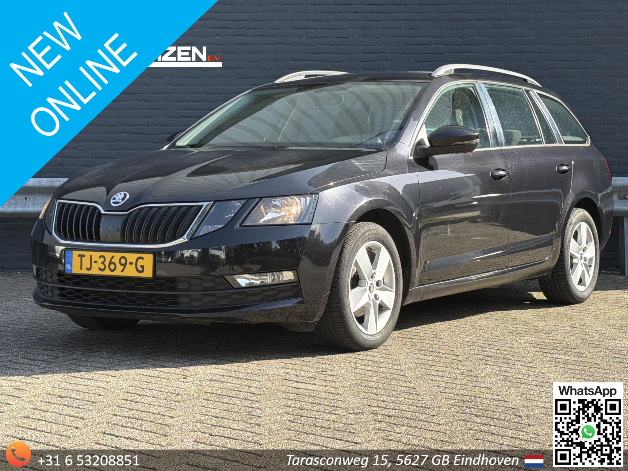 Skoda Octavia Combi 1.6 TDI Greentech Ambition | € 6.200,-, Auto's, Stof, 4 cilinders, 116 pk, Zwart