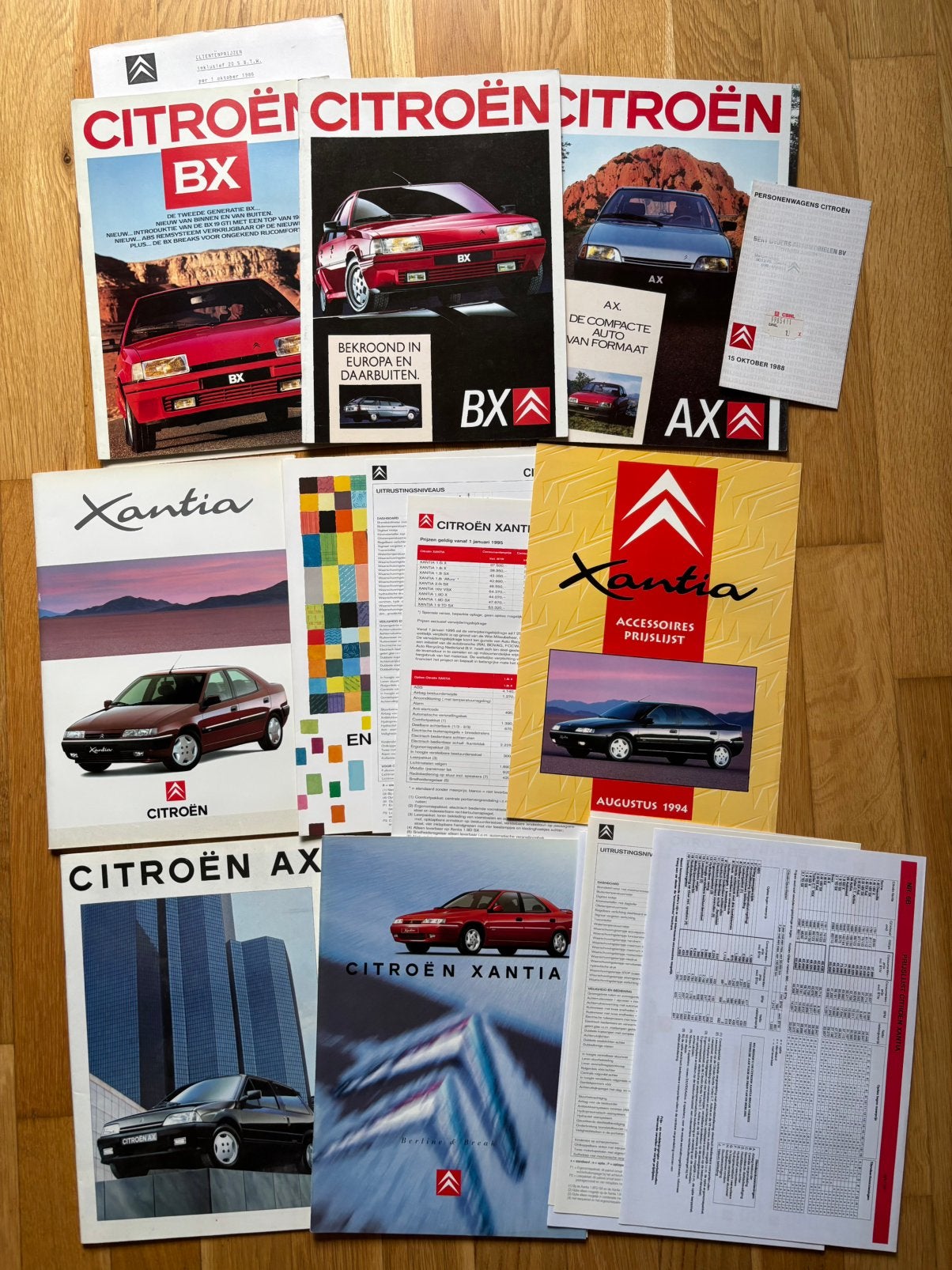 Brochures Citroen 1986-1997, Ophalen of Verzenden, Gelezen, Citroën