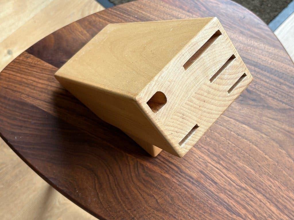 Zwilling messenblok, Ophalen, Zo goed als nieuw, Hout