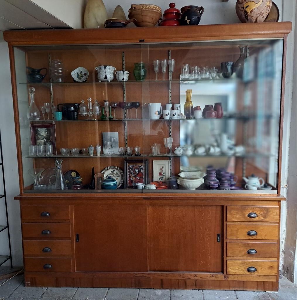 Vitrine kast van Jan Stenvert & Groen Amsterdam 1920, Ophalen