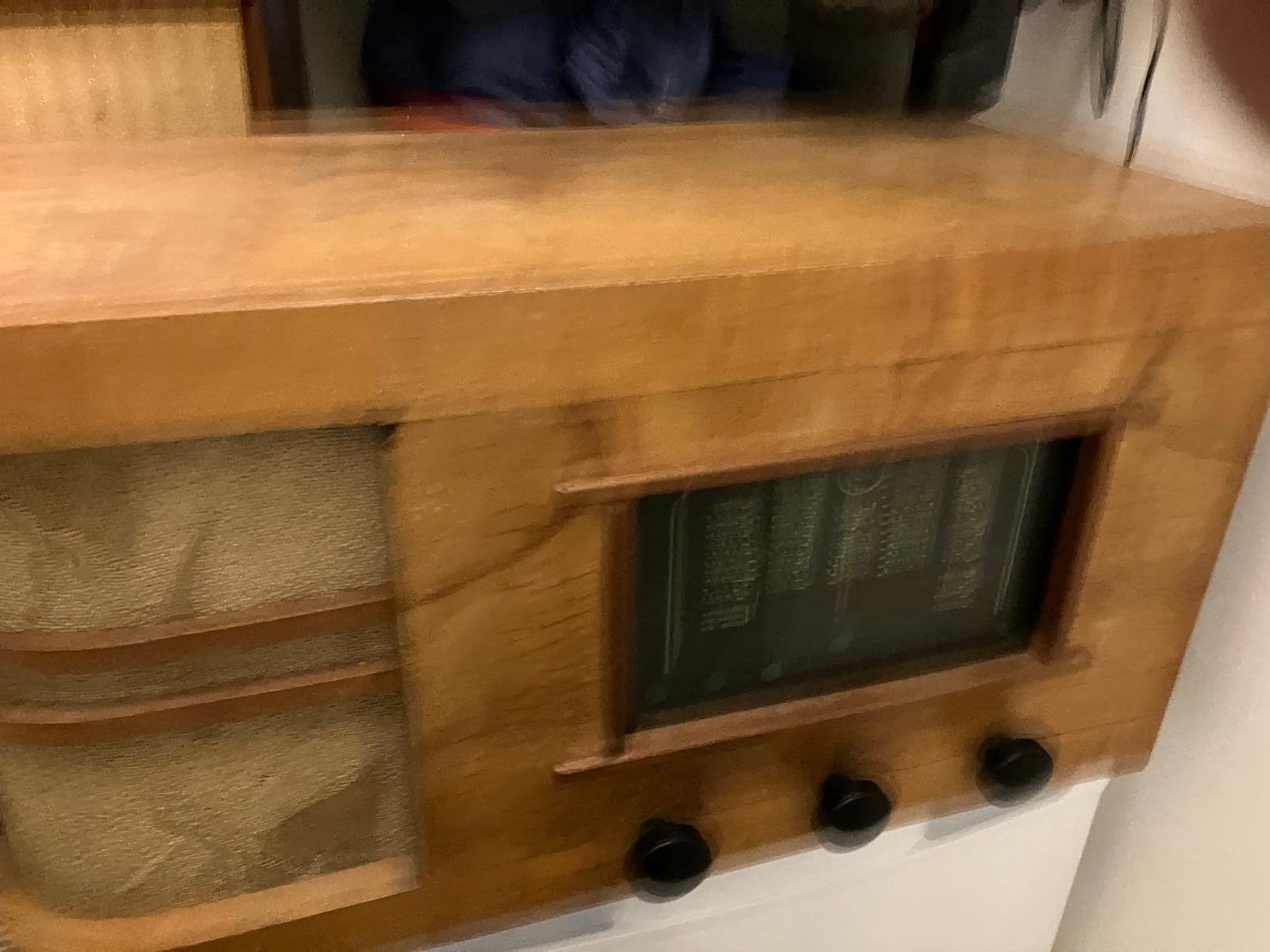 Vintage buizenradio - Decoratief object, Ophalen of Verzenden