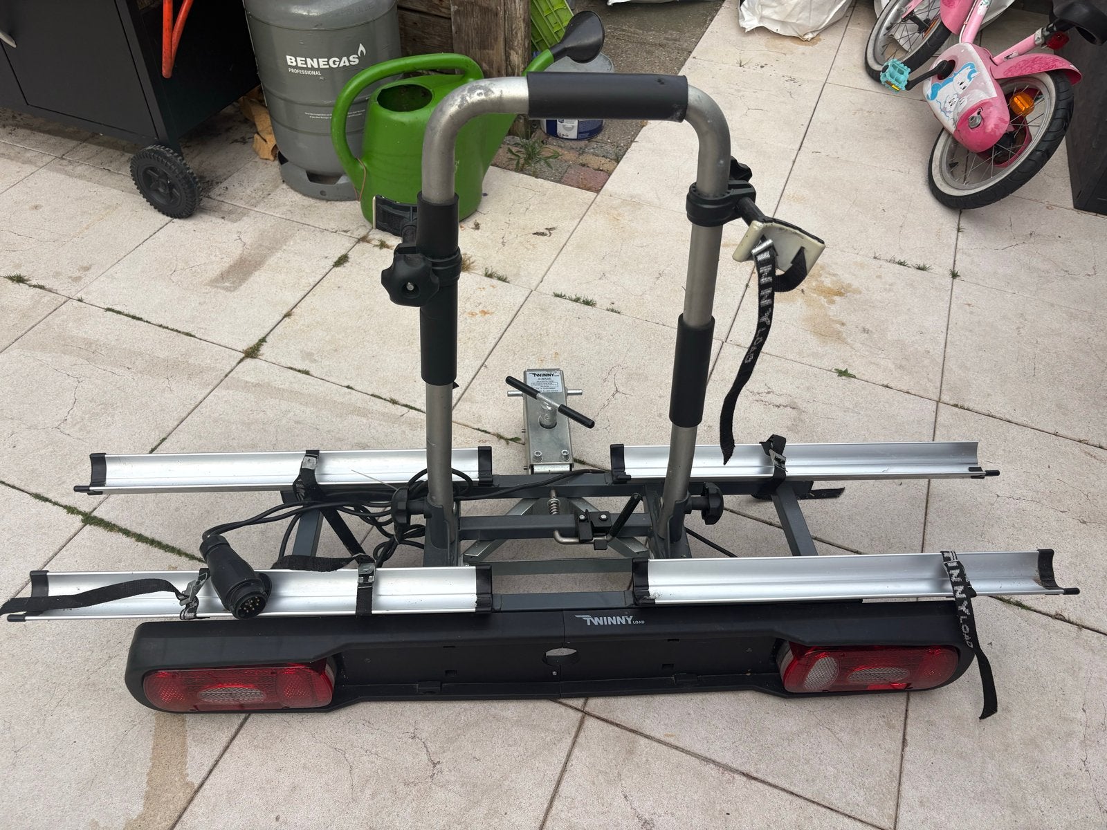 Twinny Load e-BASE trekhaakdrager voor 2 fietsen, Ophalen, Gebruikt, 2 fietsen, Trekhaakdrager