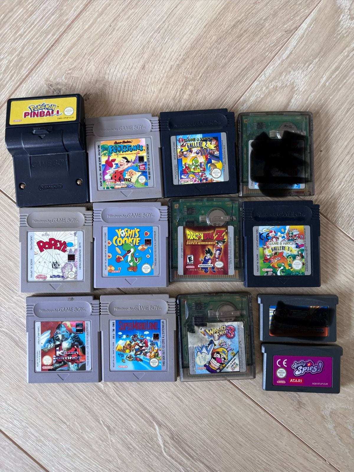 GAMEBOY SPELLEN OA POKEMON PINBALL, YOSHI, DRAGONBALL Z EA, 1 speler, Ophalen of Verzenden, Zo goed als nieuw, Vanaf 3 jaar