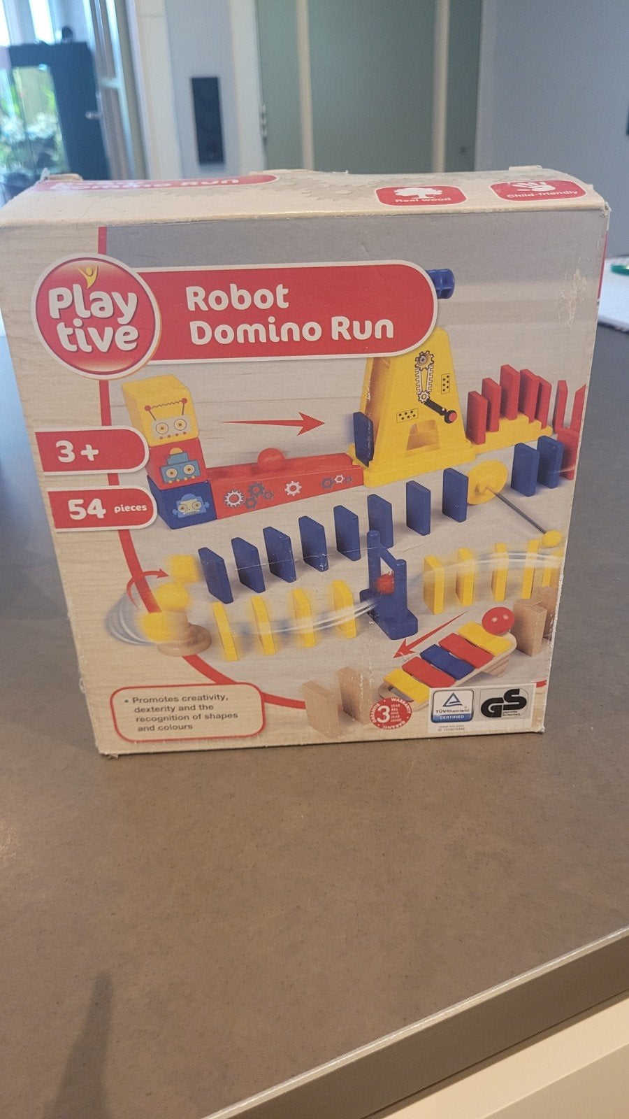 Playtive Robot Domino Run - Houten Dominoset, Ophalen, Zo goed als nieuw, Jongen of Meisje