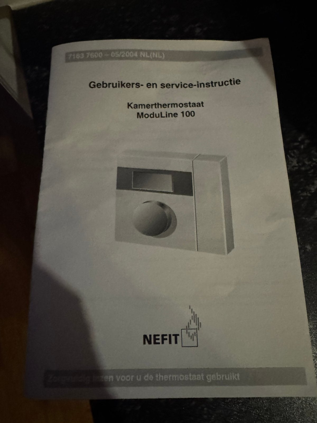 Nefit Thermostaat - Gebruikt cv verwarming, Ophalen of Verzenden, Slimme thermostaat, Zo goed als nieuw