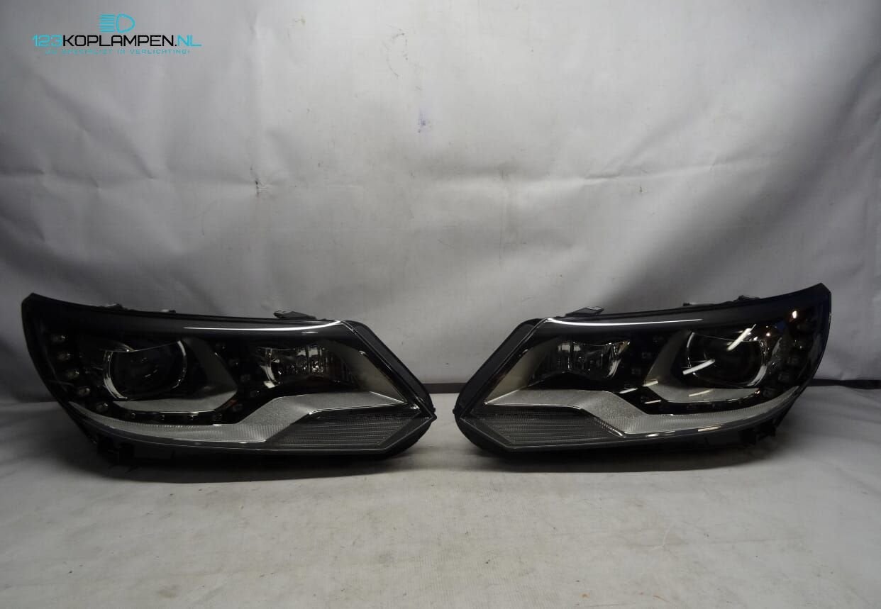 Tiguan 5N facelift Xenon LED koplamp koplampen links rechts, Ophalen, Gebruikt, -, Volkswagen