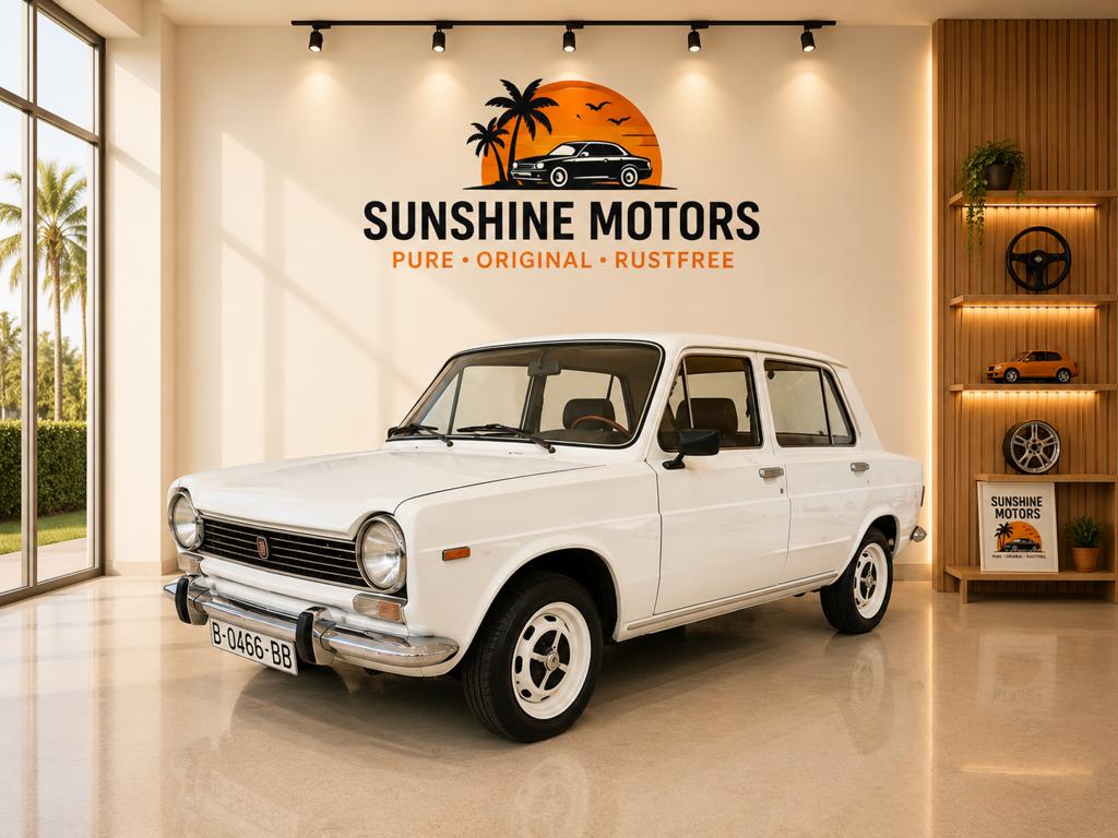 Simca 1200 GLS, 100% orgineel en roestvrij, Auto's, Beige, Wit, Bedrijf, Handgeschakeld