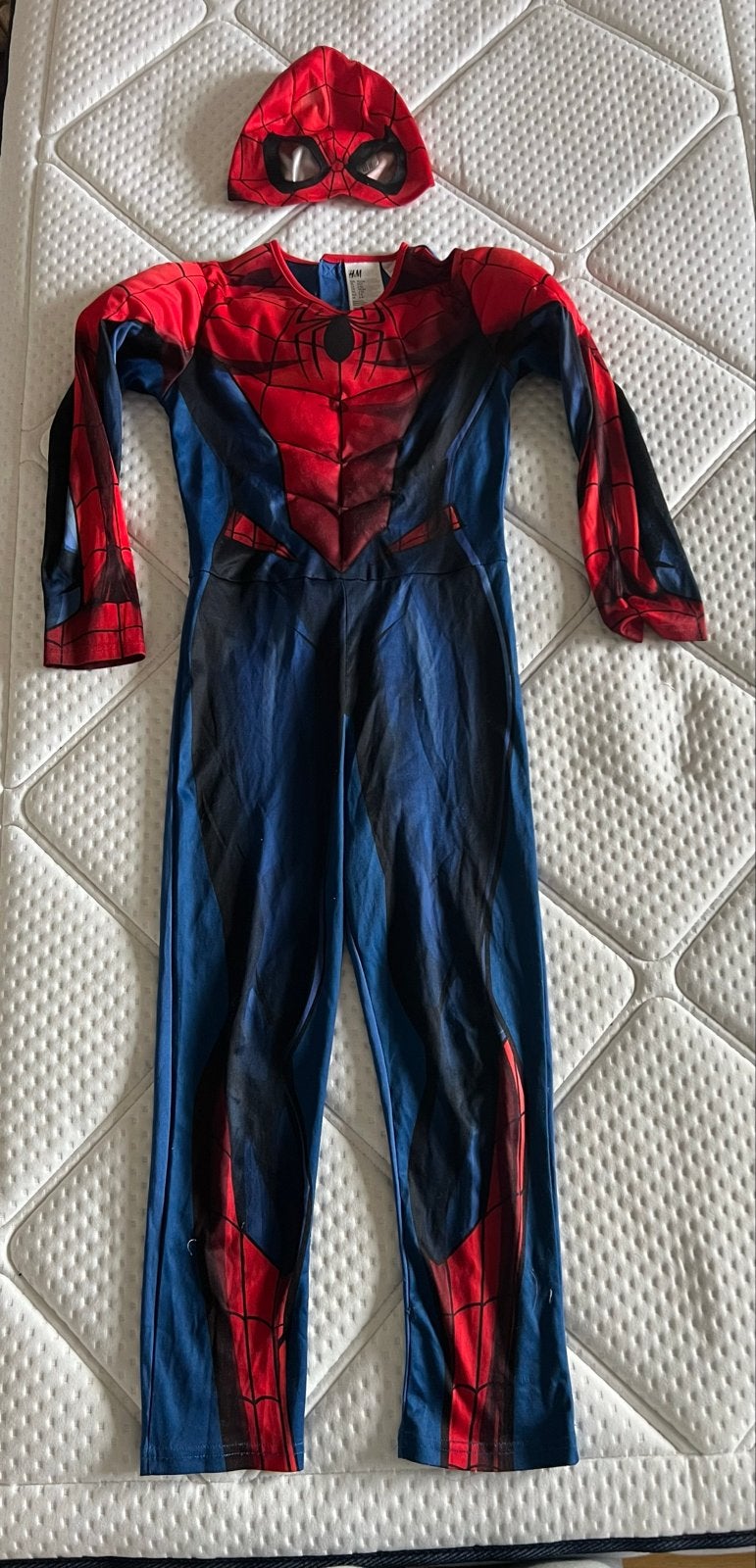 Spiderman verkleedpak H&M maat 122/128, Ophalen, Gebruikt, 122 t/m 128, Jongen