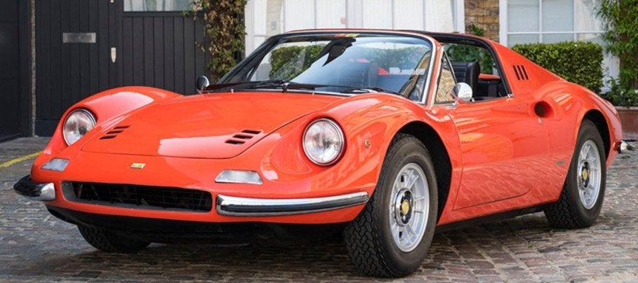 Ferrari Dino 246 GTS Rood 1:18 P18152B2 van BBR PRE-ORDER, Ophalen of Verzenden, Nieuw, Auto, Overige merken