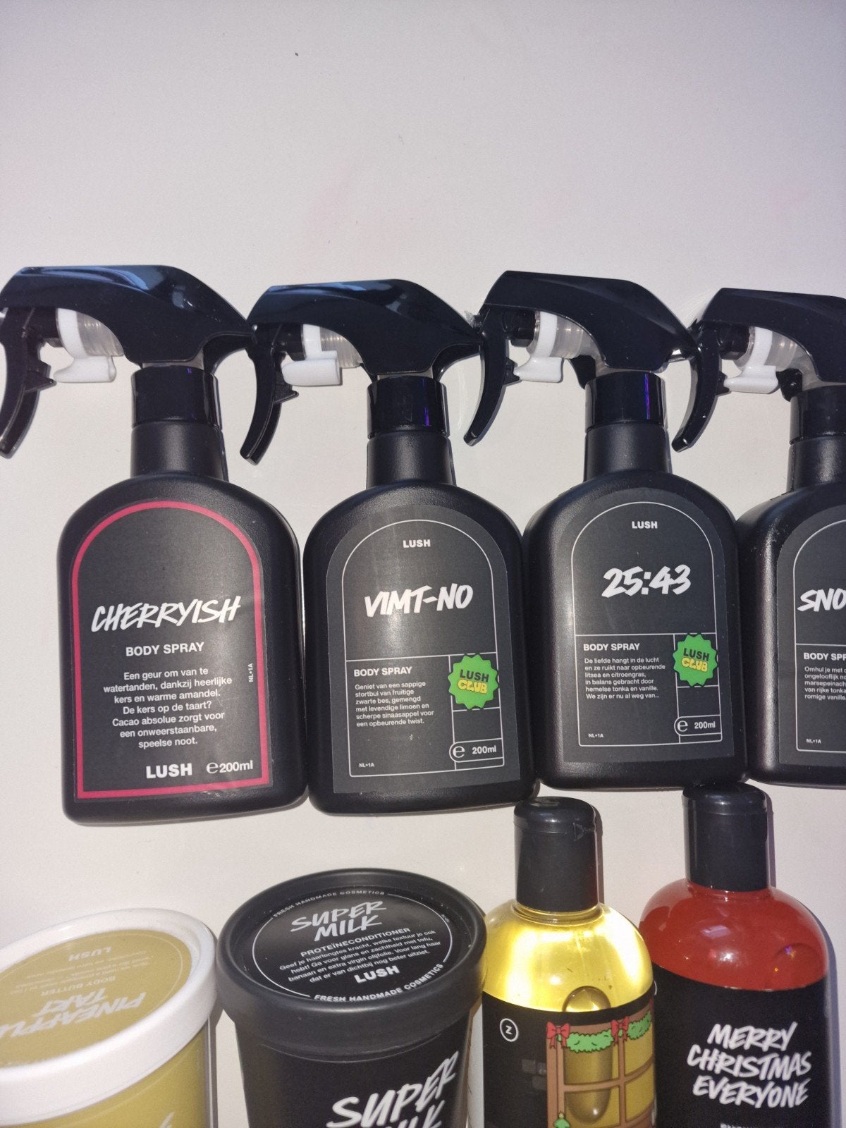 Lush Body Sprays SnowCake Cherryish 25:43 Vimt-No Douchegel, Ophalen of Verzenden, Nieuw