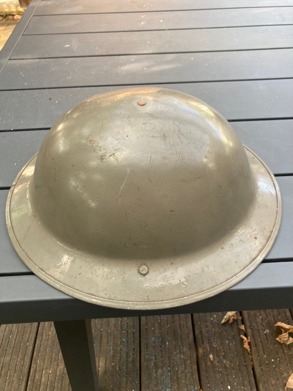 Engelse helm ww2, Ophalen of Verzenden, Engeland, Helm of Baret
