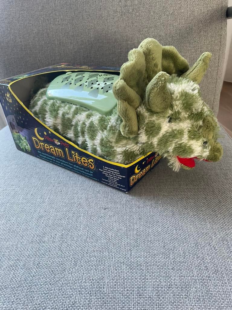 Pillow Pet Dream Lites - Dino nachtlamp, Ophalen of Verzenden, Nieuw, Groen, Overige typen
