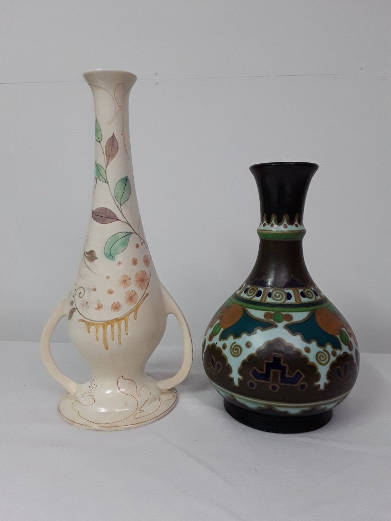 plateel vazen (2), Antiek en Kunst, Ophalen of Verzenden