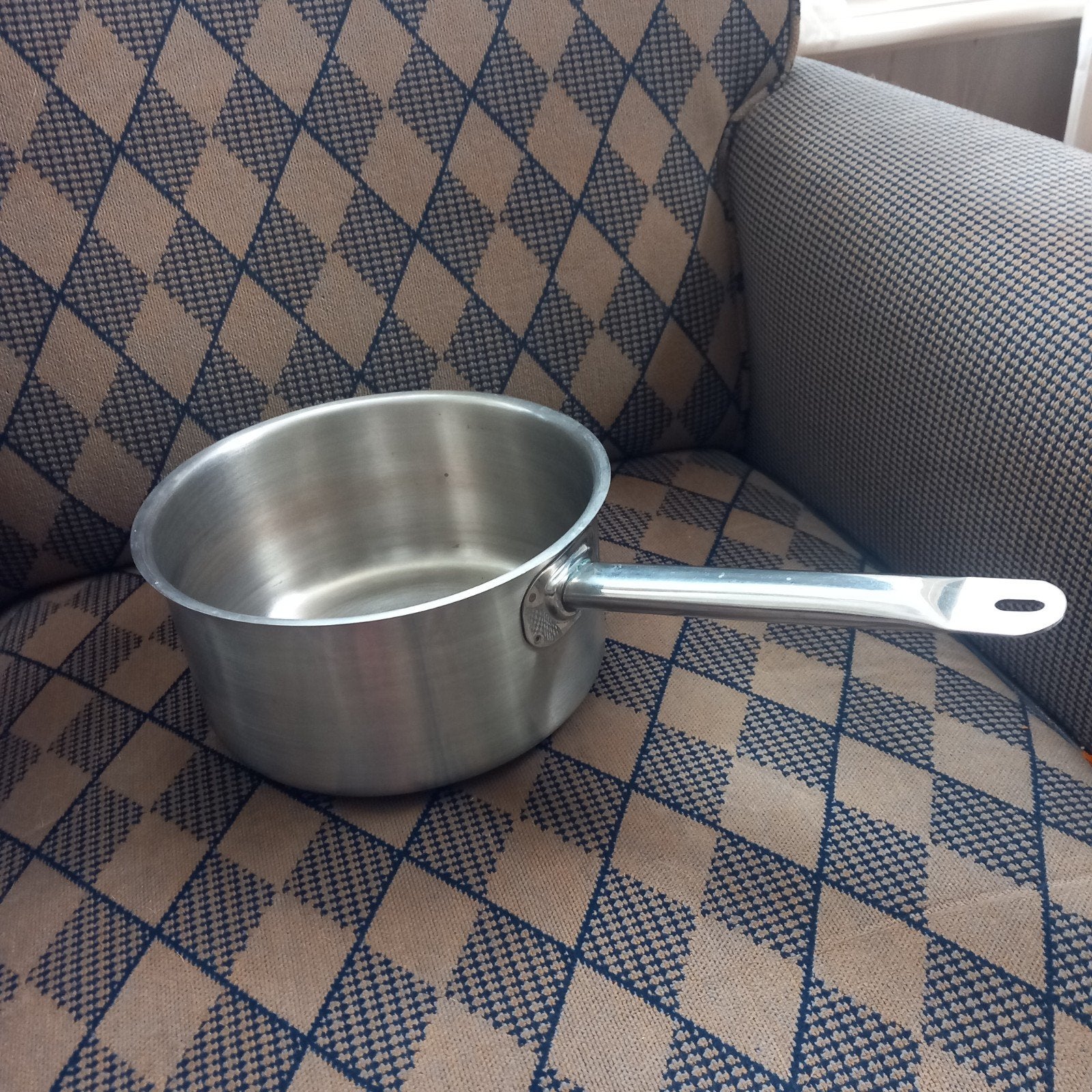 Bakkerol 18/10 grote steelpan, Ophalen of Verzenden, Zo goed als nieuw, Rvs, Kookpan
