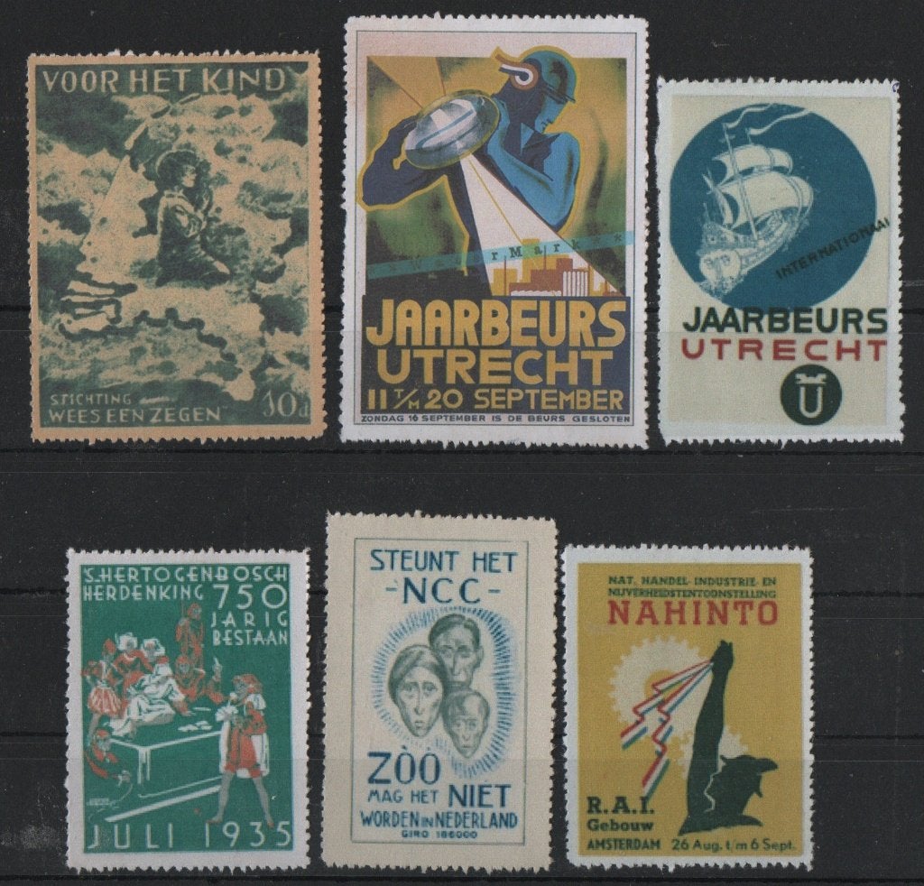 C47) SLUITZEGELS reclame geen garantie NEDERLAND, Verzenden, Postfris