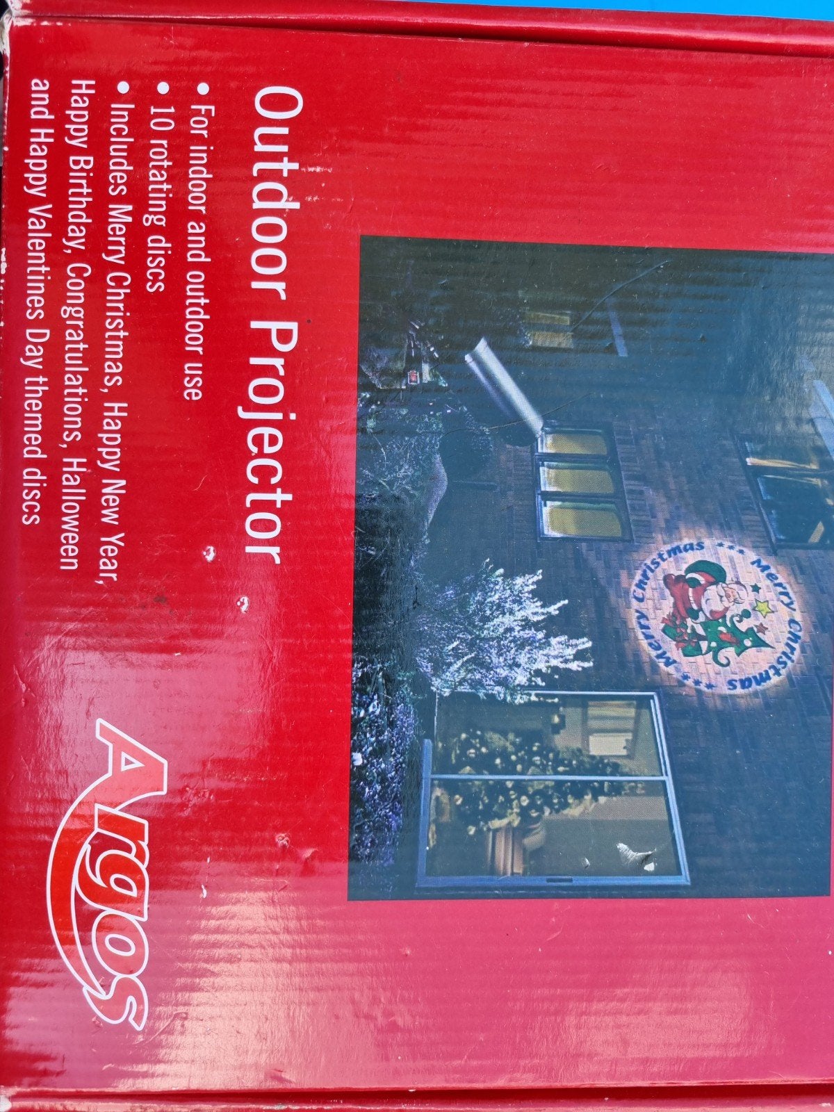 Argos Outdoor Projector met 10 schijven, Hobby en Vrije tijd, Ophalen of Verzenden, Nieuw, Versiering, Kerst of Sinterklaas
