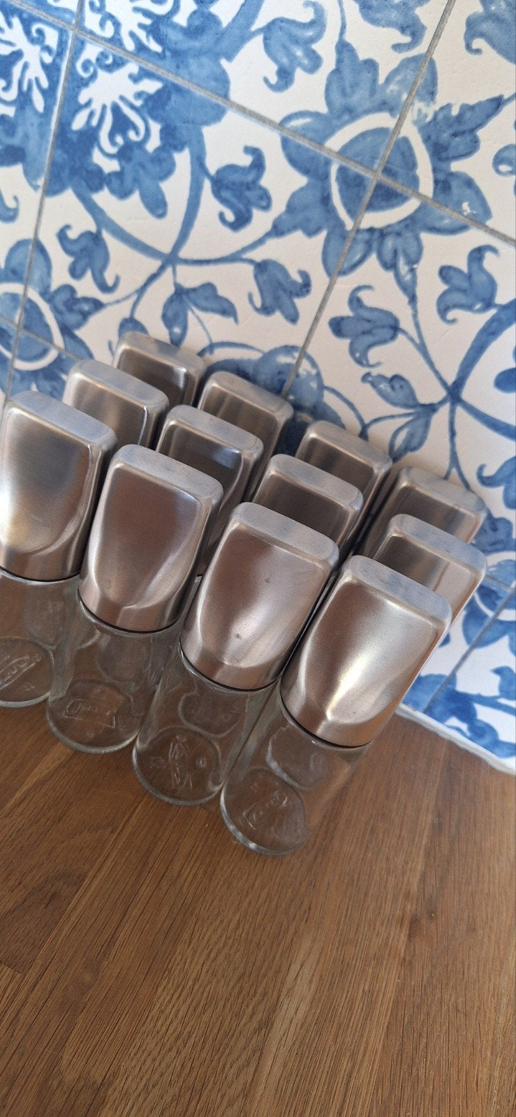 IKEA kruidenpotjes - set van 12, Verzenden, IKEA, Glas, Overige typen