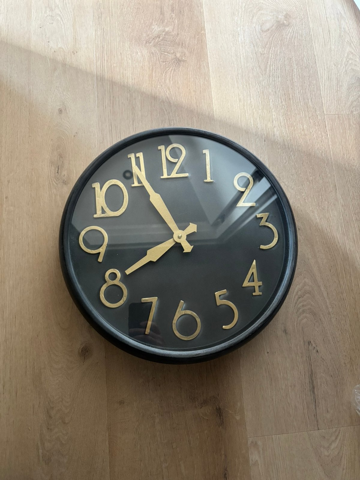 Industriële klok, Ophalen, Zo goed als nieuw, Wandklok