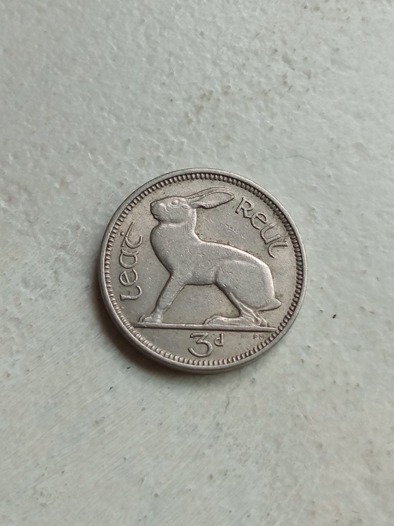 Ierland 3 pence 1964., Ophalen of Verzenden, Overige landen, Losse munt