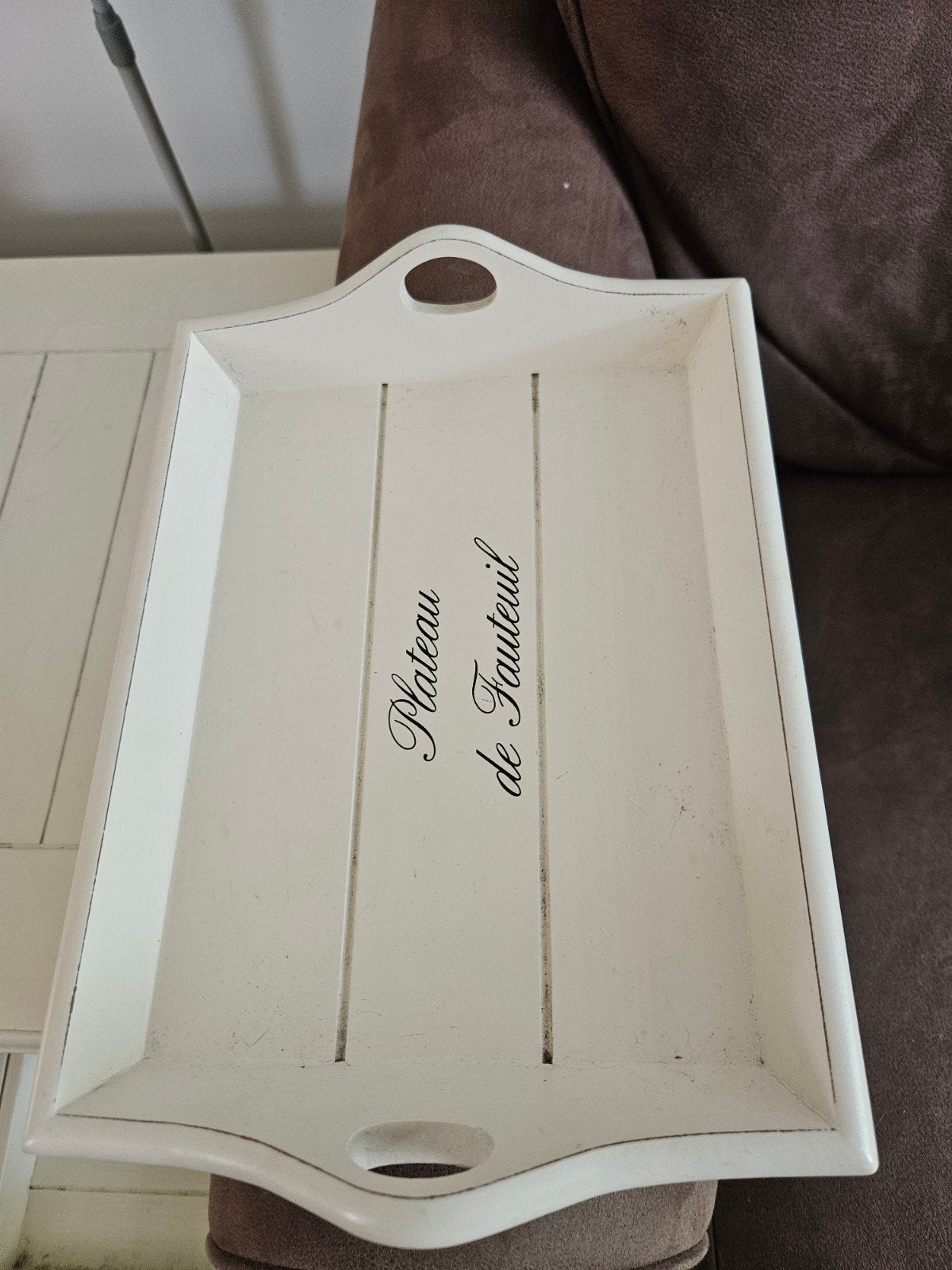 Riviera Maison Plateau de fauteuil - Met lichte beschadiging, Huis en Inrichting, Woonaccessoires | Dienbladen, Ophalen of Verzenden