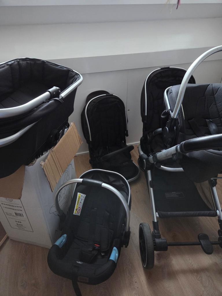 Amigo Tweeling Kinderwagen Compleet, Overige merken, Gebruikt, Ophalen of Verzenden, Combiwagen