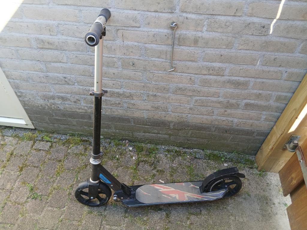 Oxelo step mid 7 zwart/blauw 175mm, Ophalen of Verzenden, Gebruikt, Gewone step