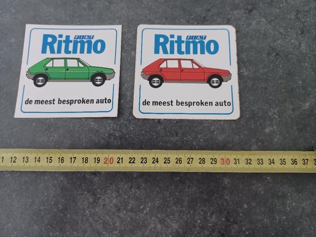 Fiat ritmo stickers, Ophalen of Verzenden, Zo goed als nieuw, Auto's