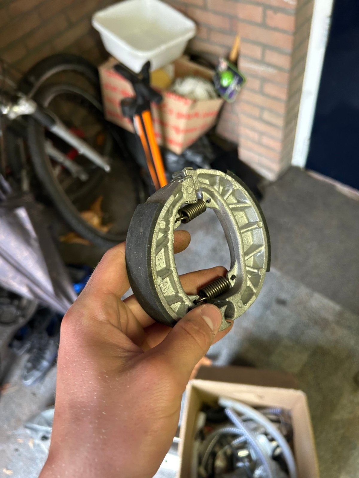 Remschoen piaggio kleine trommel nieuw, Motoren, Ophalen of Verzenden