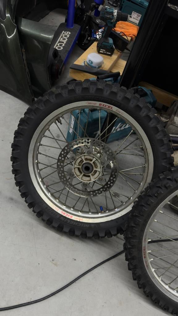 Yamaha yz 125-250 excel velgen set, Ophalen of Verzenden, Gebruikt