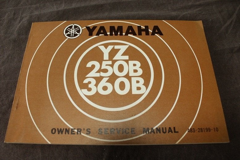 Yamaha YZ250B YZ360B 1974 motorcycle owner's service manual, Ophalen of Verzenden, Yamaha