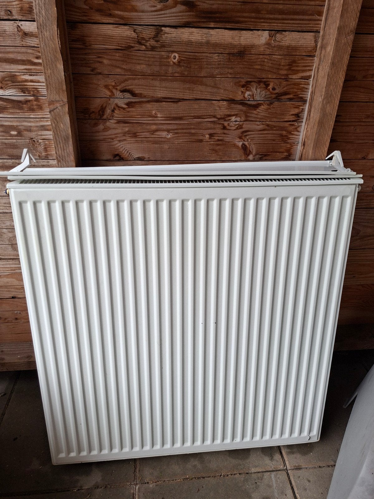Witte radiator 90x90 cm T33, Ophalen, Gebruikt, Radiator, 60 tot 150 cm