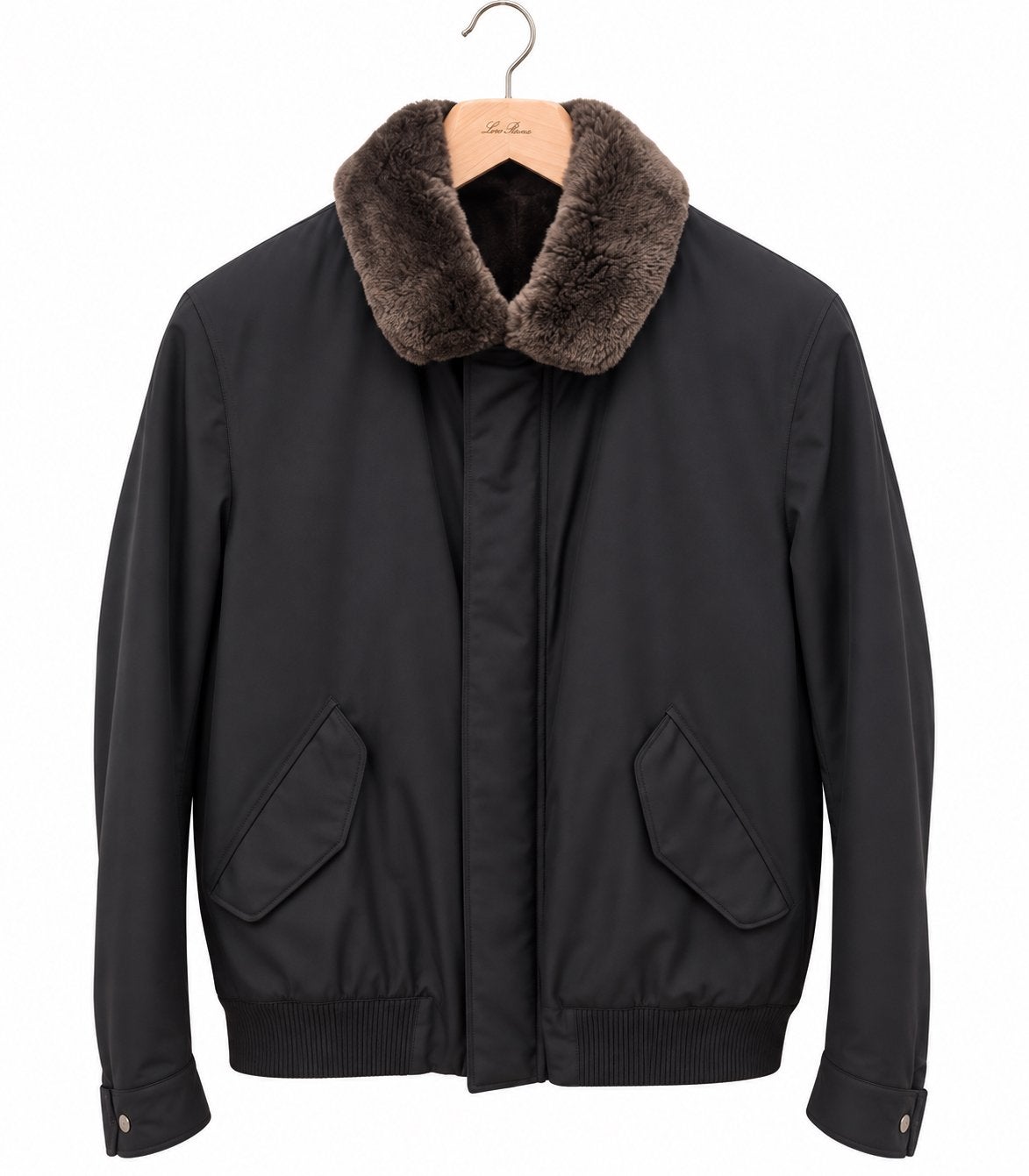 Loro Piana Storm System Bomberjack met beverbond voering, Ophalen of Verzenden, Zo goed als nieuw, Maat 48/50 (M), Zwart