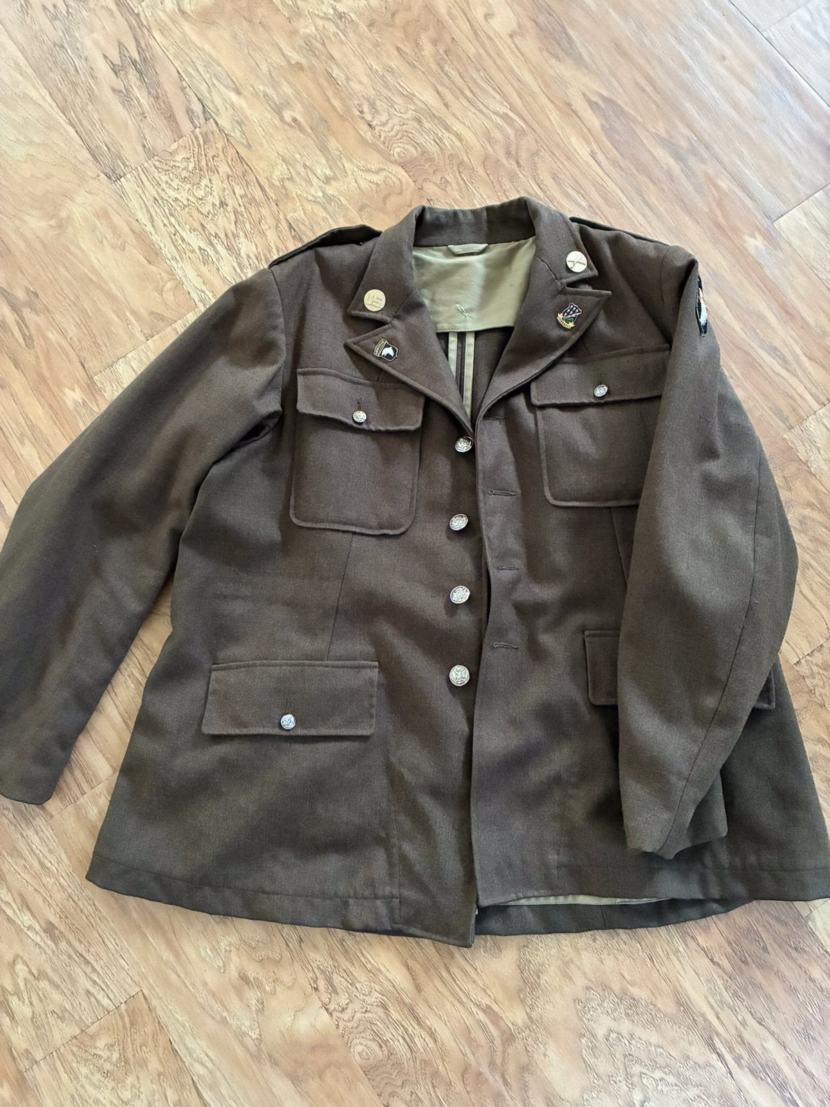 WO2 US 101AB uniform tuniek/jas replica, Ophalen of Verzenden, Overige soorten, Nederland, Kleding of Schoenen