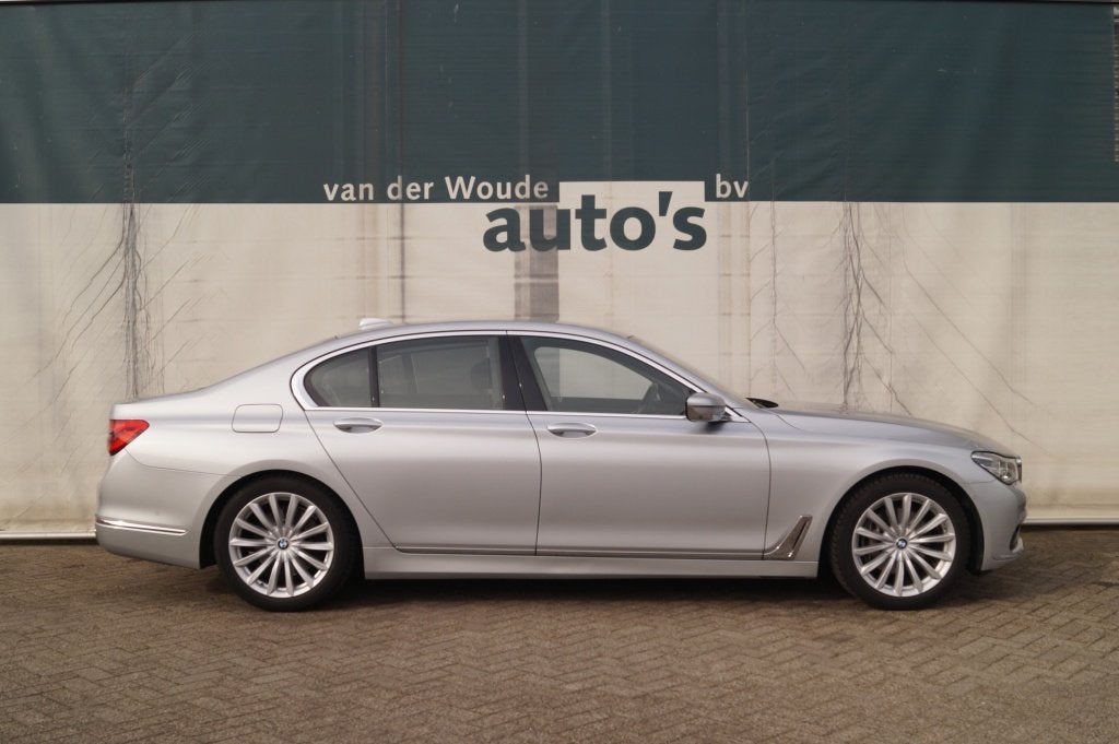 BMW 7 Serie 730d 265pk Automaat High Executive -LEER-LED-ECC, Auto's, Dealer onderhouden, Gebruikt, Euro 6, Diesel