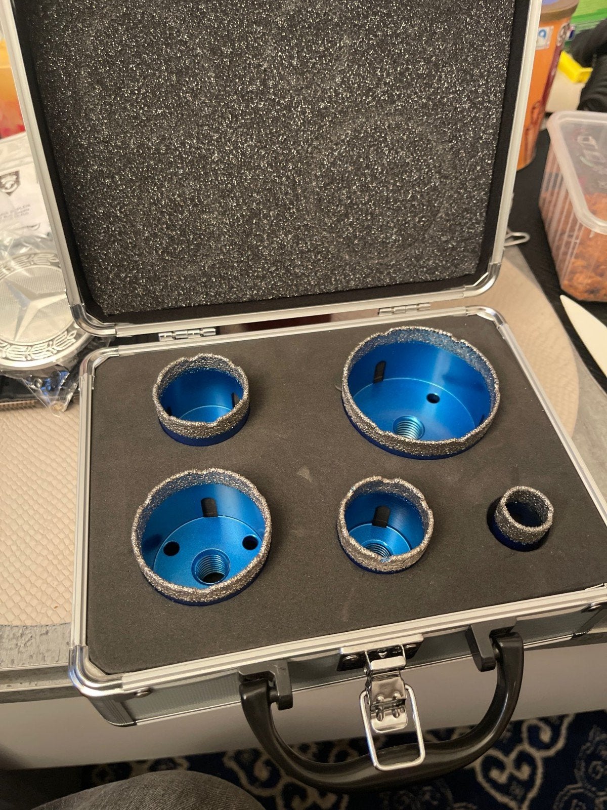 Diamant gatenzaag set voor haakse slijper, Ophalen of Verzenden