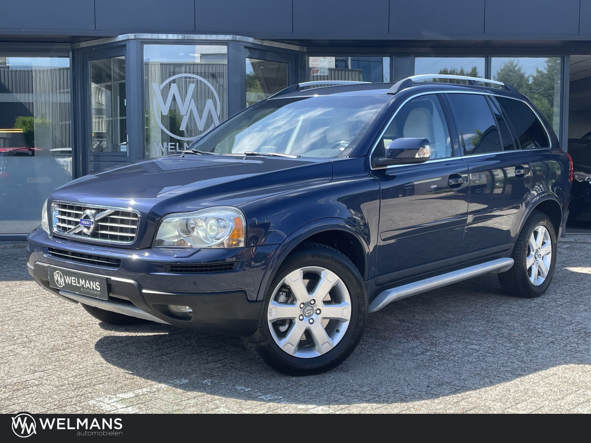 Volvo XC90 3.2 AWD Summum 7p | Xenon | Navi | Trekhaak, Gebruikt, Beige, Blauw, 7 stoelen
