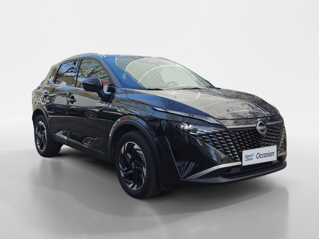 Nissan Qashqai 1.3 MHEV Xtronic N-Connecta EASY PACK | COLD, Auto's, Nissan, 12 maanden, 4 cilinders, Leder en Stof, Zwart