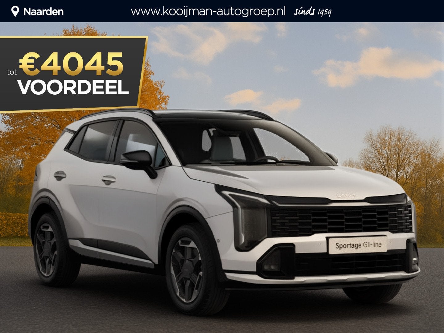 Kia Sportage 1.6 T-GDi Hybrid GT-PlusLine Nu €5000,- voord