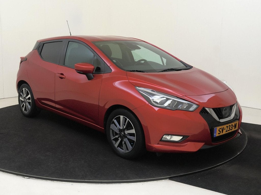 Nissan Micra 0.9 IG-T N-Connecta 90PK | Navigatie | Climate, Auto's, Nissan, Voorwielaandrijving, 898 cc, Stof, Euro 6