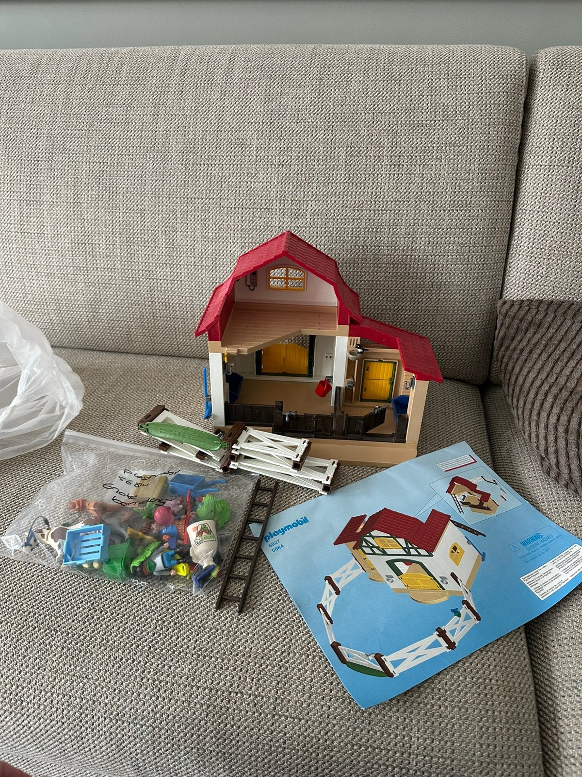 Playmobil 6927 Grote Boerderij compleet - graag ophalen, Kinderen en Baby's, Ophalen, Gebouw, Complete set, Zo goed als nieuw