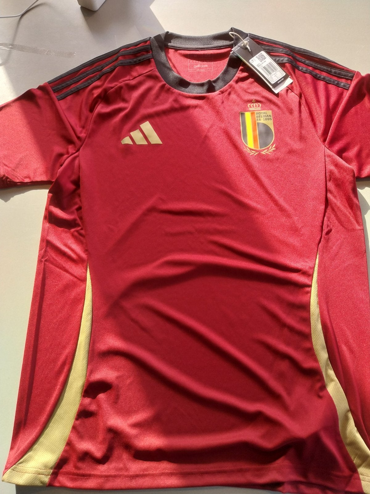 Belgium thuisshirt 2024/26 maat M, Maat M, Verzenden, Nieuw, Shirt